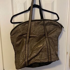 Gold Glitter Weekender Bag
